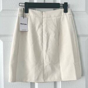 Showpo Evelenna Split Skirt in Stone - Small